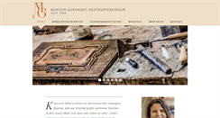 Desktop Screenshot of marion-gerhards.de